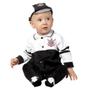 Imagem de Macacão Bebê Corinthians Plush Longo Com Boné Oficial