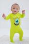 Imagem de Macacão Bebê Disney Pixar Monstros S.A. - Mike e Sully - 2 Peças - 3 a 6 Meses