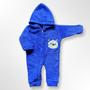 Imagem de Macacão bebe inverno rn soft fleece quentinho com capuz