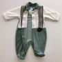 Imagem de Macacão Bebe Menino Plush Suspensório