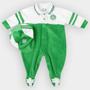 Imagem de Macacão Bebê Palmeiras Plush Com Boné Oficial