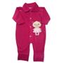Imagem de Macacão Bebê Plush Macio Quentinho Inverno Menina e Menino