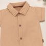 Imagem de Macacão Camisa Caramelo para Bebês