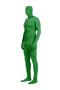 Imagem de Macacão completo Zentai Costume, unissex, elastano, verde elástico, GG