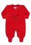 Imagem de Macacão de Bebê Sonho Mágico Plush Vermelho