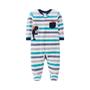 Imagem de Macacão de Lã para Bebê com Zíper - Pijama Infantil para Primavera/Outono (0-12 Meses)
