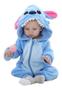 Imagem de Macacão Fantasia Infantil Bebê Urso Ursinho Stitch