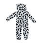 Imagem de Macacão Infantil Danka Fleece Vaquinha Longo Branco - 012027