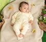 Imagem de Macacão Para Bebê Menina Amarelo Lara com Zíper - Fofinho