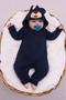 Imagem de Macacão para Bebe Recém Nascido 6 a 9 Meses Macacão de Ursinho Pijama de Bebê Roupa Para Bebe Dormir