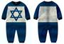 Imagem de Macacão Pijama Bandeira Israel infantil tip top