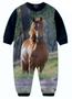 Imagem de Macacão Pijama Cavalo infantil Animal tip top