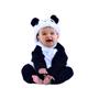 Imagem de Macacão Pijama Kigurumi Inverno Bebê Panda Urso Com Capuz