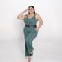 Imagem de Macacão Plus Size Regata Com Bolso