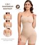 Imagem de Macacão Shapewear CtriLady sem alças Tummy Control Bege