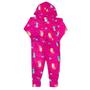 Imagem de Macacão Soft Bebê Menina com Capuz e Estampas Sortidas