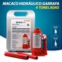 Imagem de Macaco Hidráulico Garrafa Jac J6 2011 2012 2013 4T Ton Toneladas Alavanca Fácil Uso Manuseio Portátil