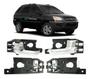 Imagem de Maçaneta da porta kia sportage  2005 a 2010 interna direita + esquerda - cromado kit c/ 4