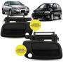 Imagem de Maçaneta Externa da Porta Dianteira Com Furo GM Astra Hatch Sedan 1999 a 2011 Zafira 2001 a 2012