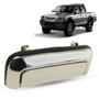 Imagem de Maçaneta Externa da Porta Dianteira Cromada Mitsubishi L200 Sport Outdoor 2003 a 2012 Pajero Sport 1999 até 2011