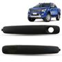 Imagem de Maçaneta Externa da Porta Dianteira Preta Com Furo Sem Furo Ford Ranger 2012 2013 2014 2015 2016 2017 2018 2019 2020 21