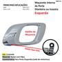 Imagem de Maçaneta Interna Porta Esquerda Renault Kwid Cromada