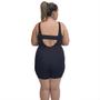 Imagem de Macaquinho Natação Plus Size Preto e Marsala com Sustentação