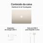 Imagem de MacBook Air 15", M3, CPU 8 núcleos e GPU 10 núcleos, 16GB RAM, 512GB SSD - Estelar