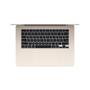 Imagem de MacBook Air Apple 15" Chip M4, CPU 10 Núcleos, GPU 10 Núcleos, Neural Engine 16 Núcleos, 16GB RAM, SSD 512GB, Estelar - MW1K3BZ/A