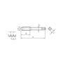 Imagem de Macho Manual Hss Bsw 1/8''X 40 Fpp 100/C 1 Peça - Osg