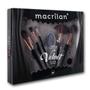 Imagem de Macrilan Kit Velvet com 5 Pincéis Para Maquiagem ED010A