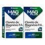 Imagem de Mag Plus Cloreto De Magnésio P.A 500mg Kit 2 Cx 60 Cáps Cd