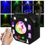 Imagem de Magic Led Globo Rgbw E Uv Moving Strobo E Flash Laser 4 Efeito Em 1 Excelente WS3311