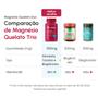 Imagem de Magnésio Dimalato Quelato, Magnésio Taurato e Magnésio Bisglicinato com Vitamina B6 350mg - 6 potes com 60 cápsulas cada, Vhita