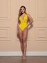 Imagem de Maio Body Amarelo Várias Formas De Amarrações Forrado