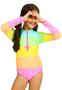 Imagem de Maiô Body Kiara Colorido Infantil - Siri Kids Moda Praia