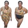 Imagem de maiô  com saia plus size   para gordinhas do tamanho 42 ao  58 