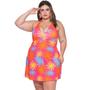 Imagem de Maio com Saída de Praia Plus Size Vestido Confortável Pink