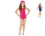 Imagem de Maiô infantil roupa p/ natação piscina-premium