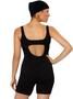 Imagem de Maiô Para Hidroginástica Plus Size Com Touca, Preto, Até 54