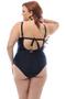 Imagem de Maiô Plus Size com Compressão Abdominal Preto Lua Nova