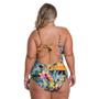 Imagem de Maiô Plus Size Estampado Com Bojo Feminino Orla Da Praia