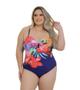 Imagem de Maiô Plus Size Reforçado com Bojo Moderno e Confortável