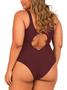 Imagem de Maiô Plus Size, Sem Bojo, Barolo, Elastic, Até 54