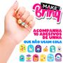 Imagem de Make Brinq Pintura De Cabelo Com Giz E Adesivos Para Unhas Colorir Mechas - Polibrinq