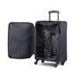 Imagem de Mala de Bordo ABS Poliester para Viagem American Tourister By Samsonite Frankfurt Cadeado Preto