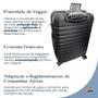 Imagem de Mala de Bordo P Pequena Bagagem de Mão Mala de Viagem Compacta Mala de Cabine Leve 10kg com Rodinha
