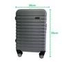 Imagem de Mala De Bordo Viagem Design Elegante Com Rodinhas 360 Alça Resistente