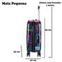 Imagem de Mala de Bordo Viagem Pequena ABS + PC - (55 x 35 x 22cm) C/ 4 Rodinhas 360º - (Regulamentação ANAC) Estampa Capitais