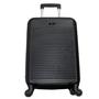 Imagem de Mala de viagem 10 kg vai à bordo bagagem de mão em abs com rodas com giro 360 cor preta